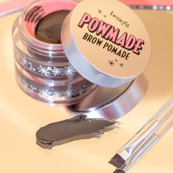 NIB Benefit Cosmetics POWmade Waterproof Brow Pomade .17 oz, 3- Warm Light Brown - Picture 8 of 10